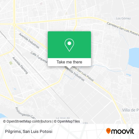 Mapa de Pilgrims