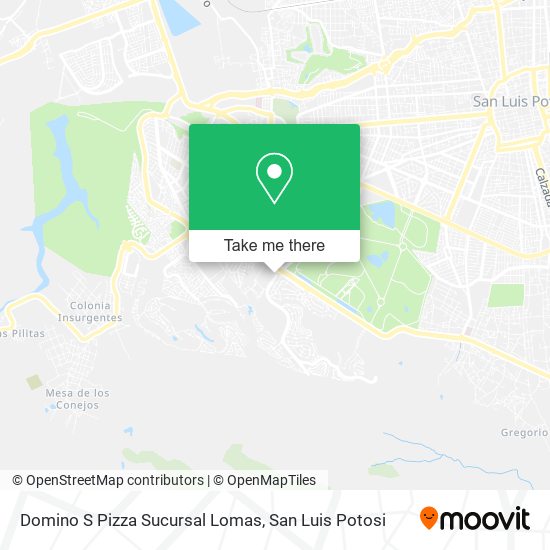 Domino S Pizza Sucursal Lomas map