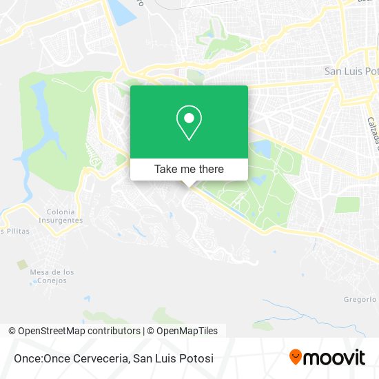 Once:Once Cerveceria map