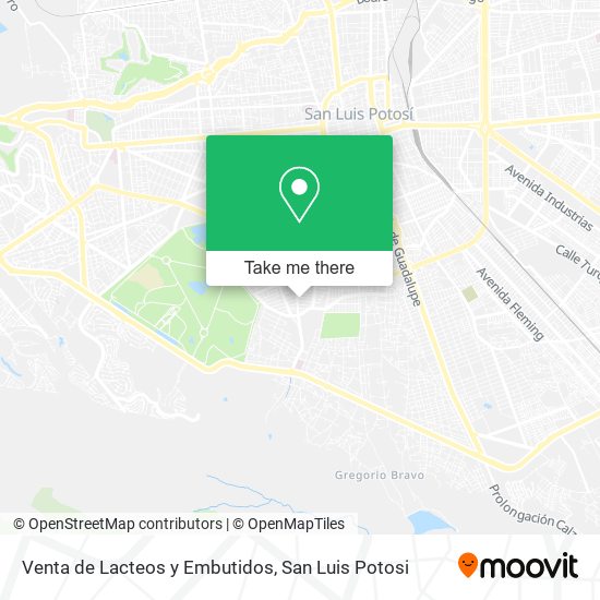 Venta de Lacteos y Embutidos map