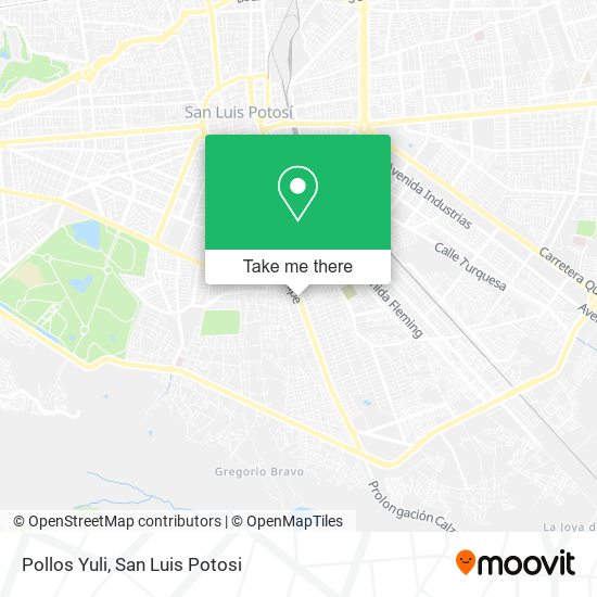 Pollos Yuli map