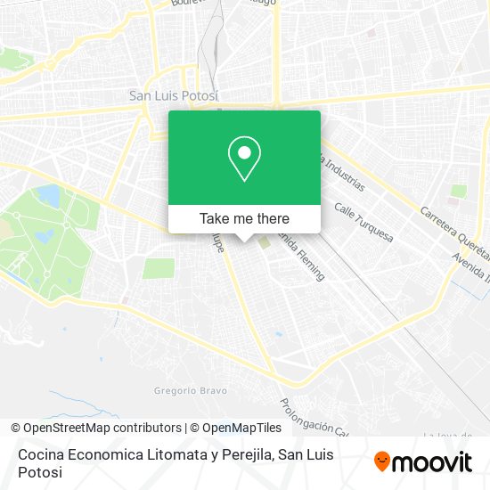 Cocina Economica Litomata y Perejila map