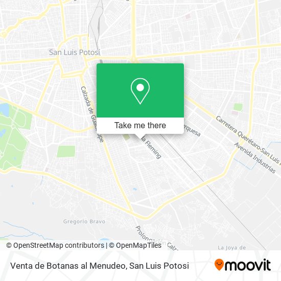 Venta de Botanas al Menudeo map