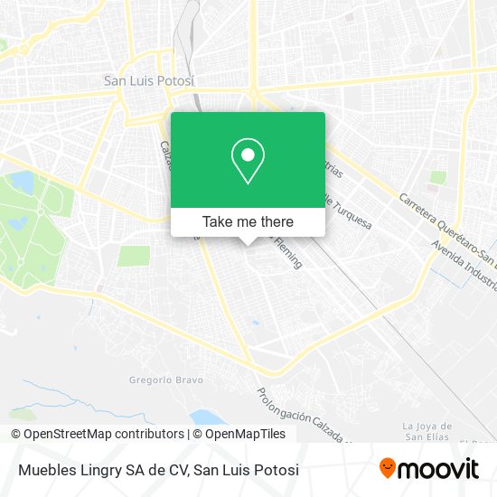 Mapa de Muebles Lingry SA de CV