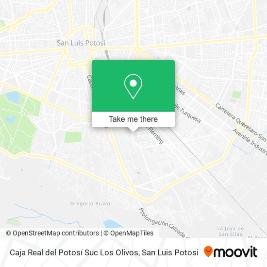 Caja Real del Potosí Suc Los Olivos map