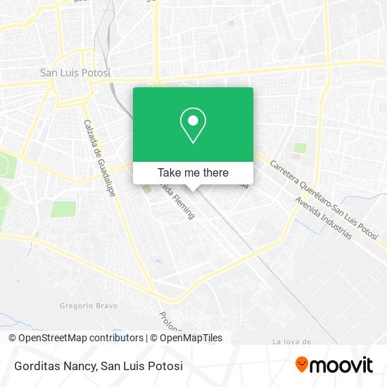 Mapa de Gorditas Nancy
