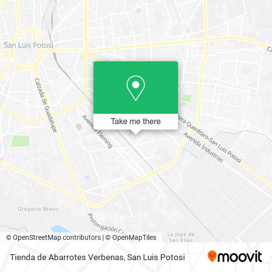 Tienda de Abarrotes Verbenas map