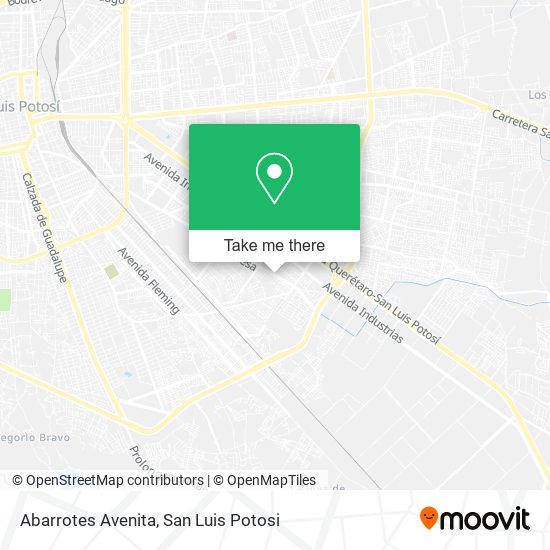 Abarrotes Avenita map