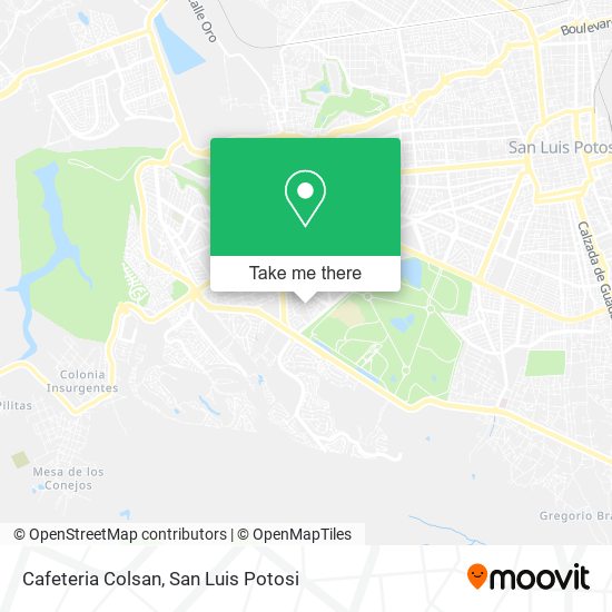 Cafeteria Colsan map