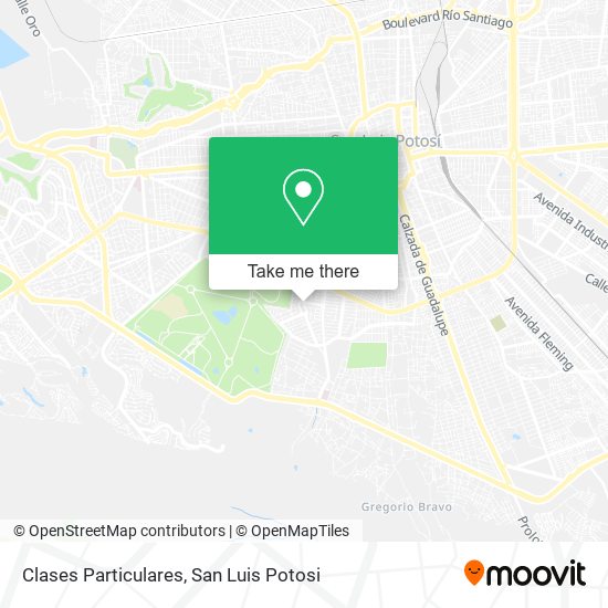 Mapa de Clases Particulares