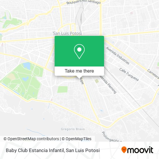 Baby Club Estancia Infantil map