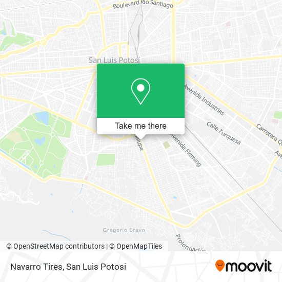 Mapa de Navarro Tires