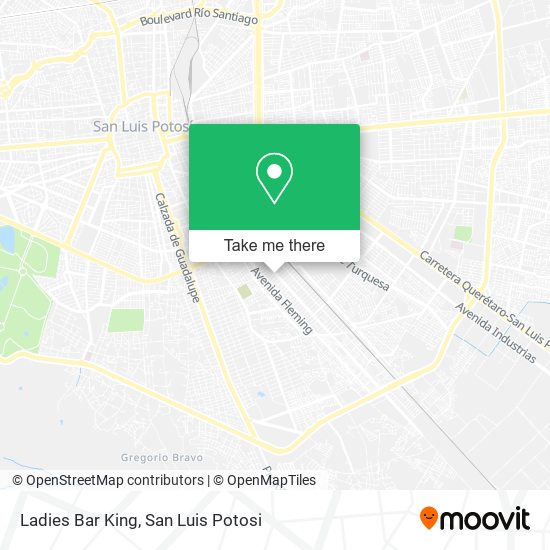 Ladies Bar King map