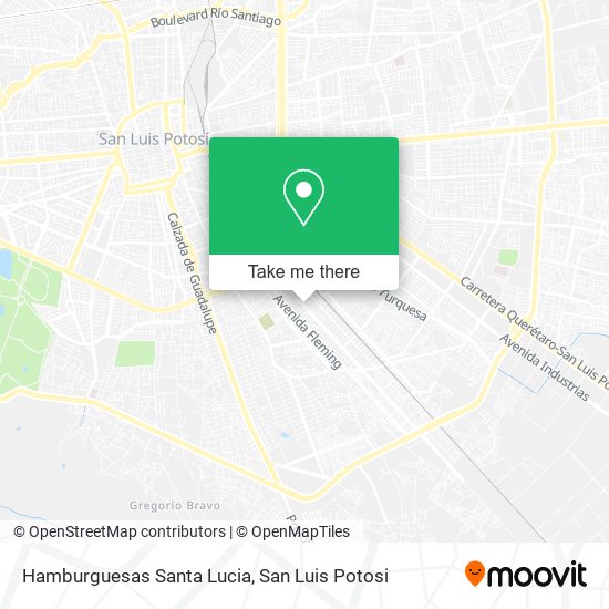 Hamburguesas Santa Lucia map