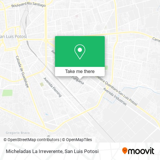 Micheladas La Irreverente map