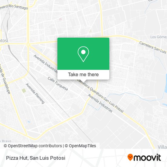 Mapa de Pizza Hut