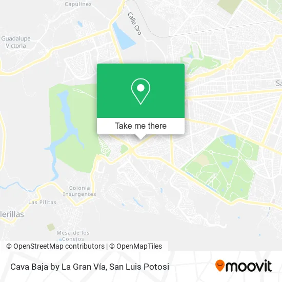Mapa de Cava Baja by La Gran Vía