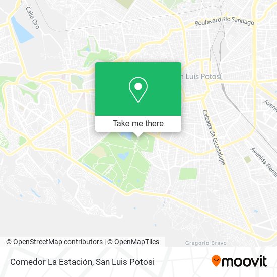 Comedor La Estación map