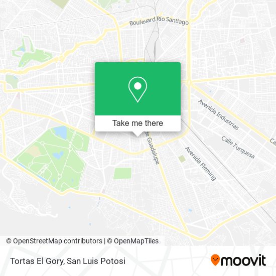 Tortas El Gory map