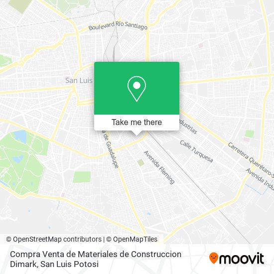 Compra Venta de Materiales de Construccion Dimark map