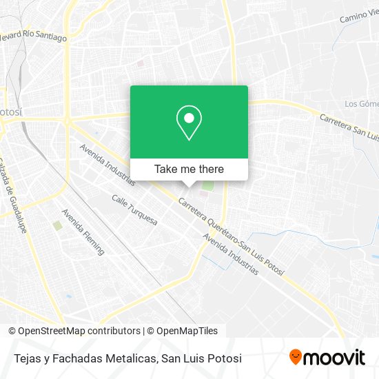 Tejas y Fachadas Metalicas map