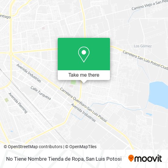 No Tiene Nombre Tienda de Ropa map