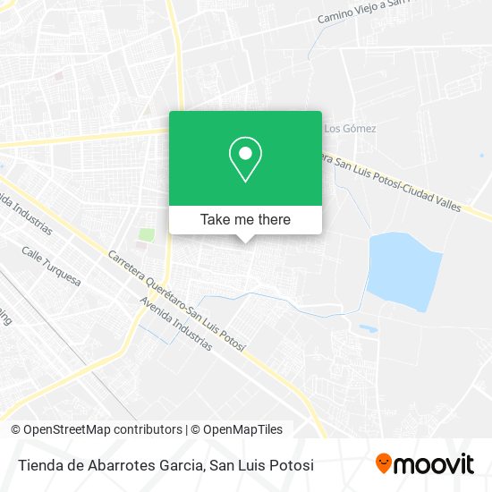 Mapa de Tienda de Abarrotes Garcia