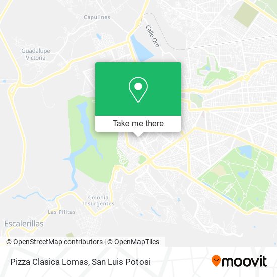 Mapa de Pizza Clasica Lomas