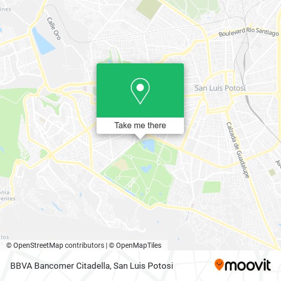 BBVA Bancomer Citadella map