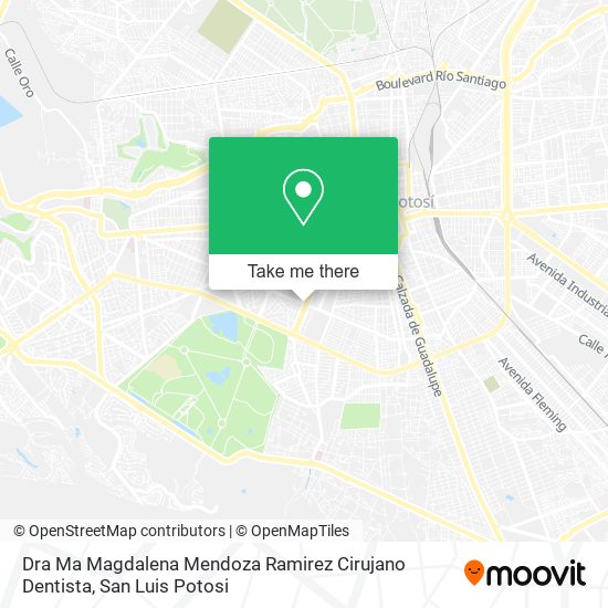 Dra Ma Magdalena Mendoza Ramirez Cirujano Dentista map