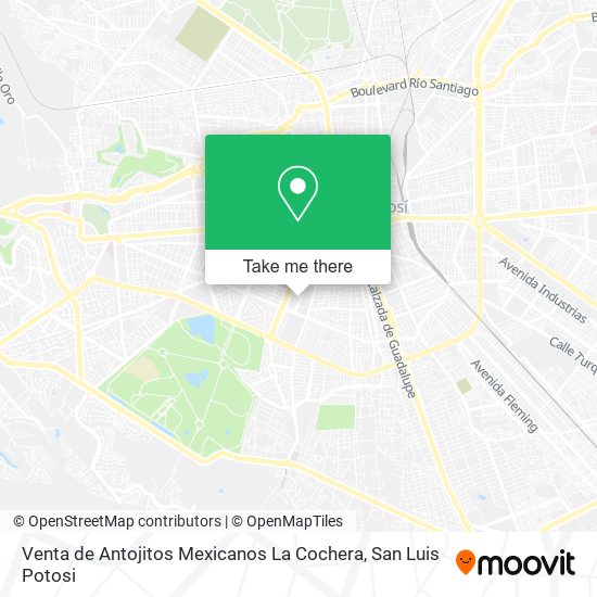 Venta de Antojitos Mexicanos La Cochera map