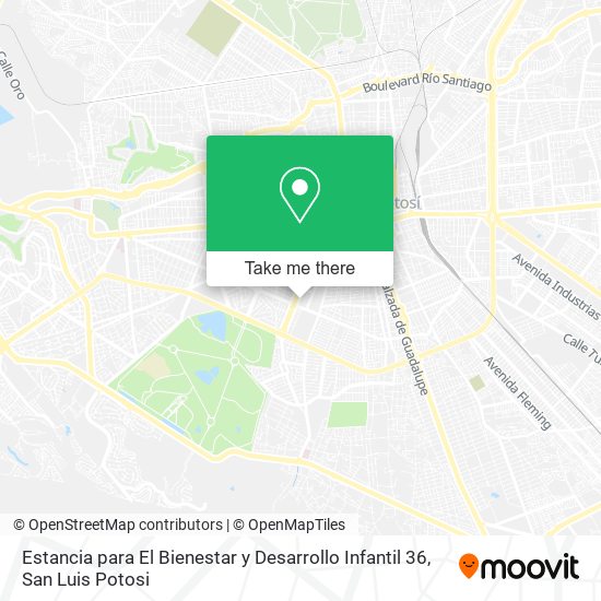 Estancia para El Bienestar y Desarrollo Infantil 36 map