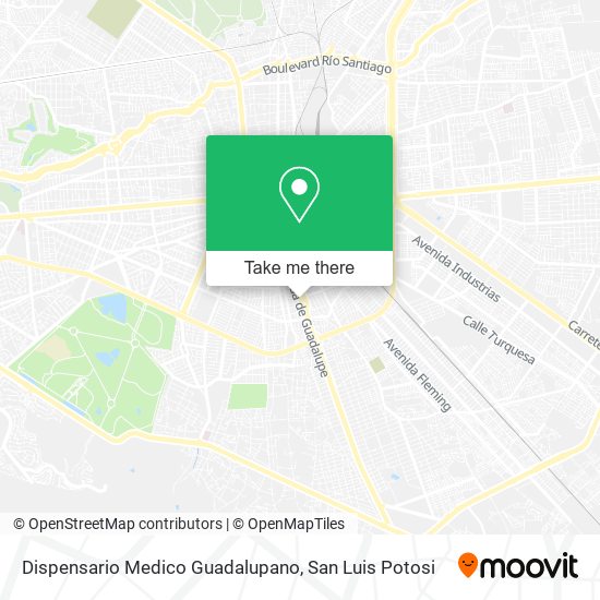 Mapa de Dispensario Medico Guadalupano