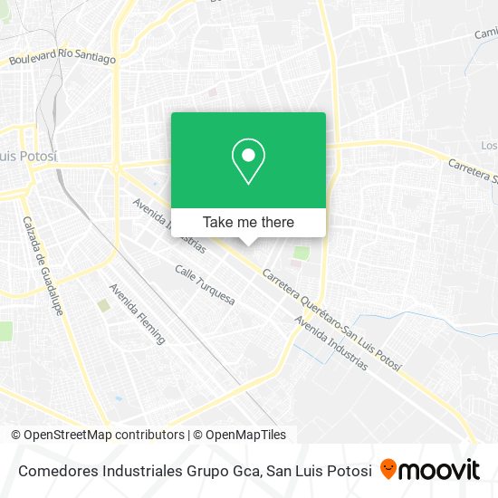 Comedores Industriales Grupo Gca map