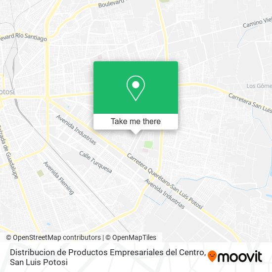 Distribucion de Productos Empresariales del Centro map