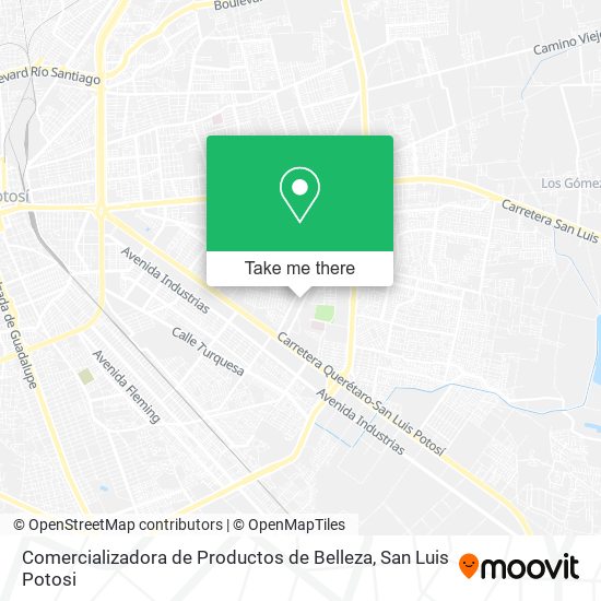 Mapa de Comercializadora de Productos de Belleza