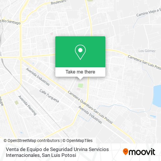 Venta de Equipo de Seguridad Urvina Servicios Internacionales map