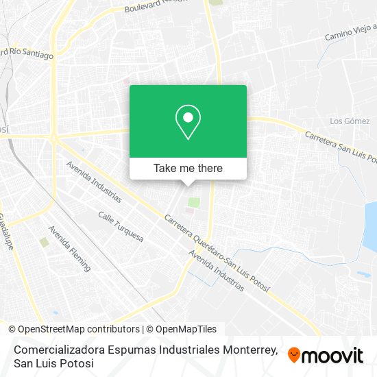 Comercializadora Espumas Industriales Monterrey map