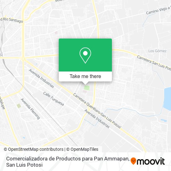 Comercializadora de Productos para Pan Ammapan map