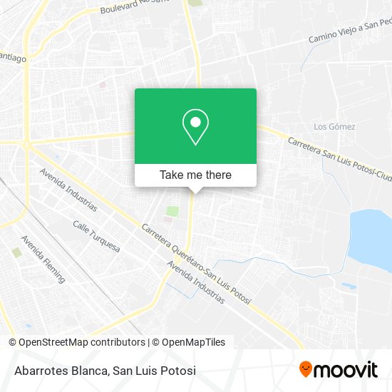 Abarrotes Blanca map