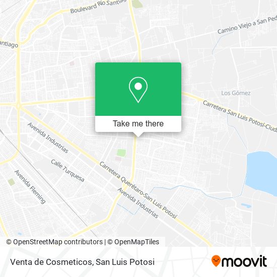 Venta de Cosmeticos map