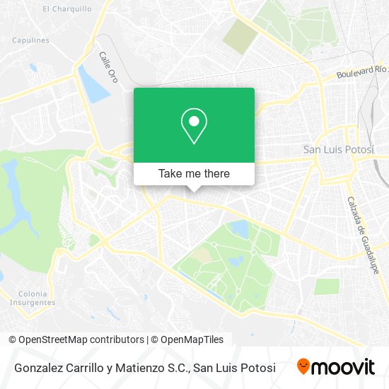 Mapa de Gonzalez Carrillo y Matienzo S.C.