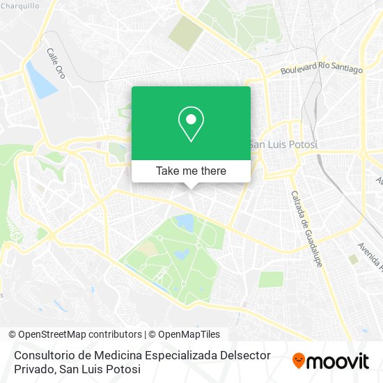 Consultorio de Medicina Especializada Delsector Privado map