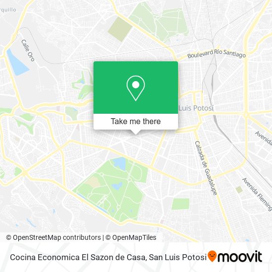 Cocina Economica El Sazon de Casa map