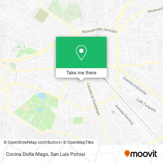 Cocina Doña Mago map