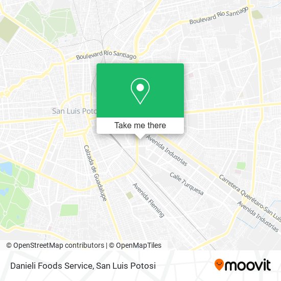 Danieli Foods Service map