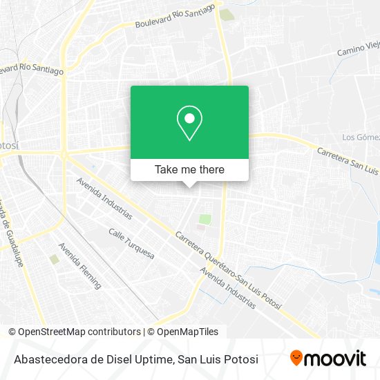 Mapa de Abastecedora de Disel Uptime