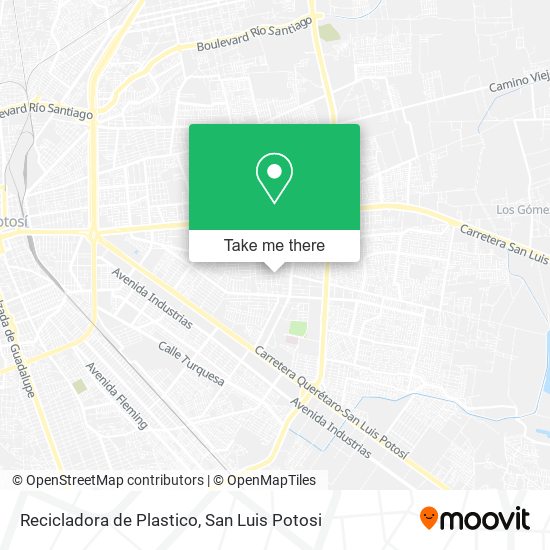 Recicladora de Plastico map