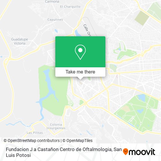 Mapa de Fundacion J a Castañon Centro de Oftalmologia