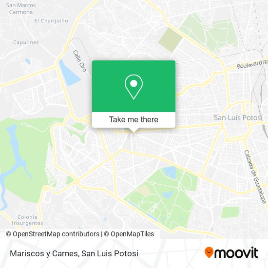 Mapa de Mariscos y Carnes